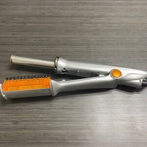 InStyler Rotating Iron Hair Curler Straightener Silver Orange IS1002.1-19